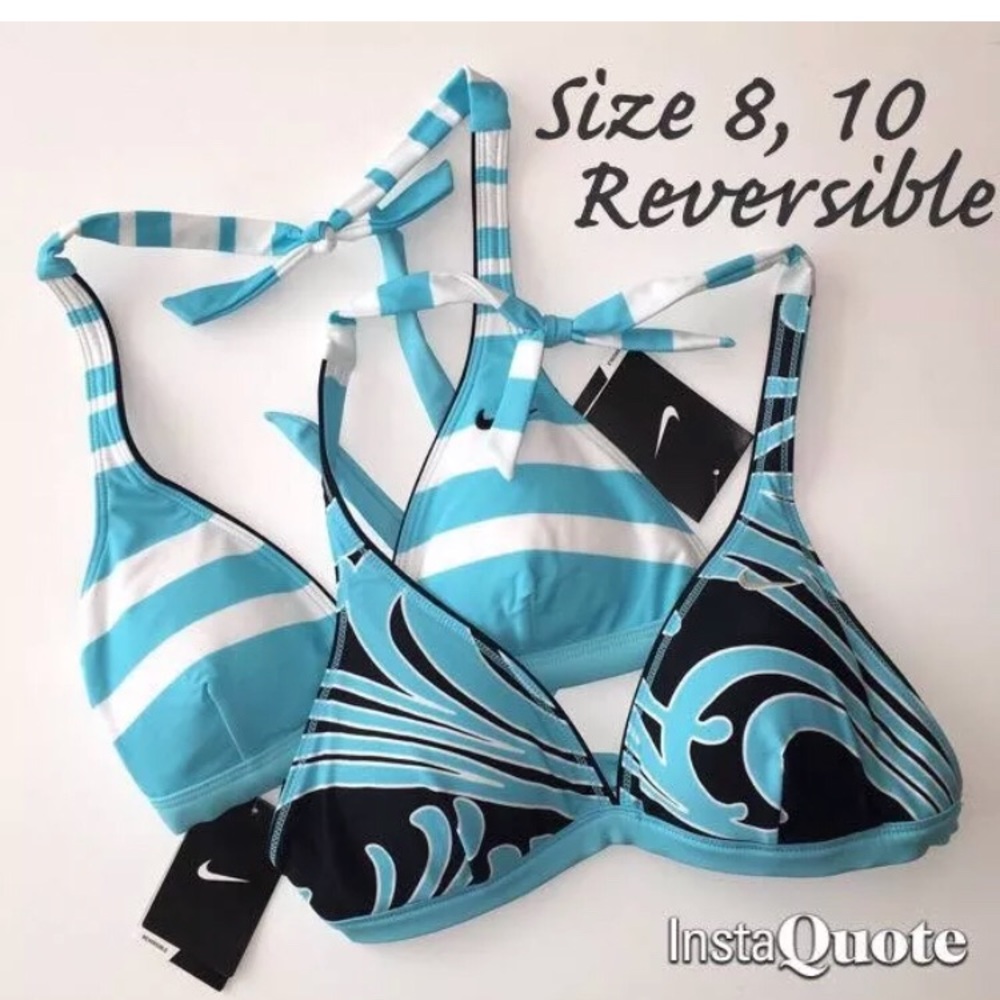 New Nike reversible bathing suit top